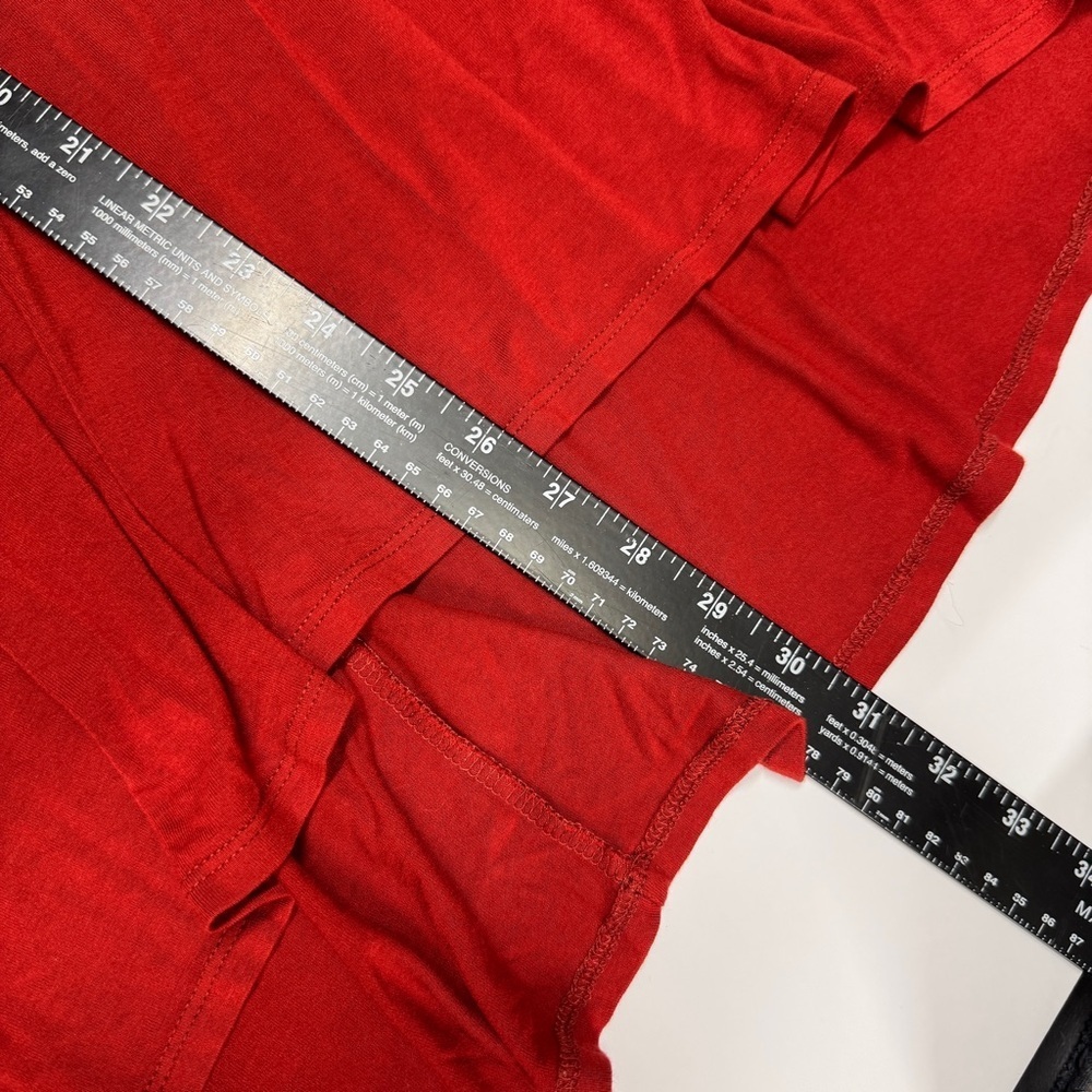 Deep Red Women's Tunic Top size - Picture 3 of 6